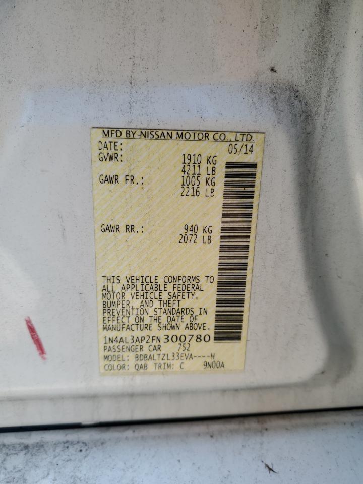 2015 NISSAN ALTIMA