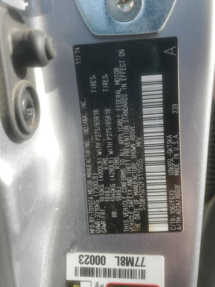 2015 TOYOTA Sequoia