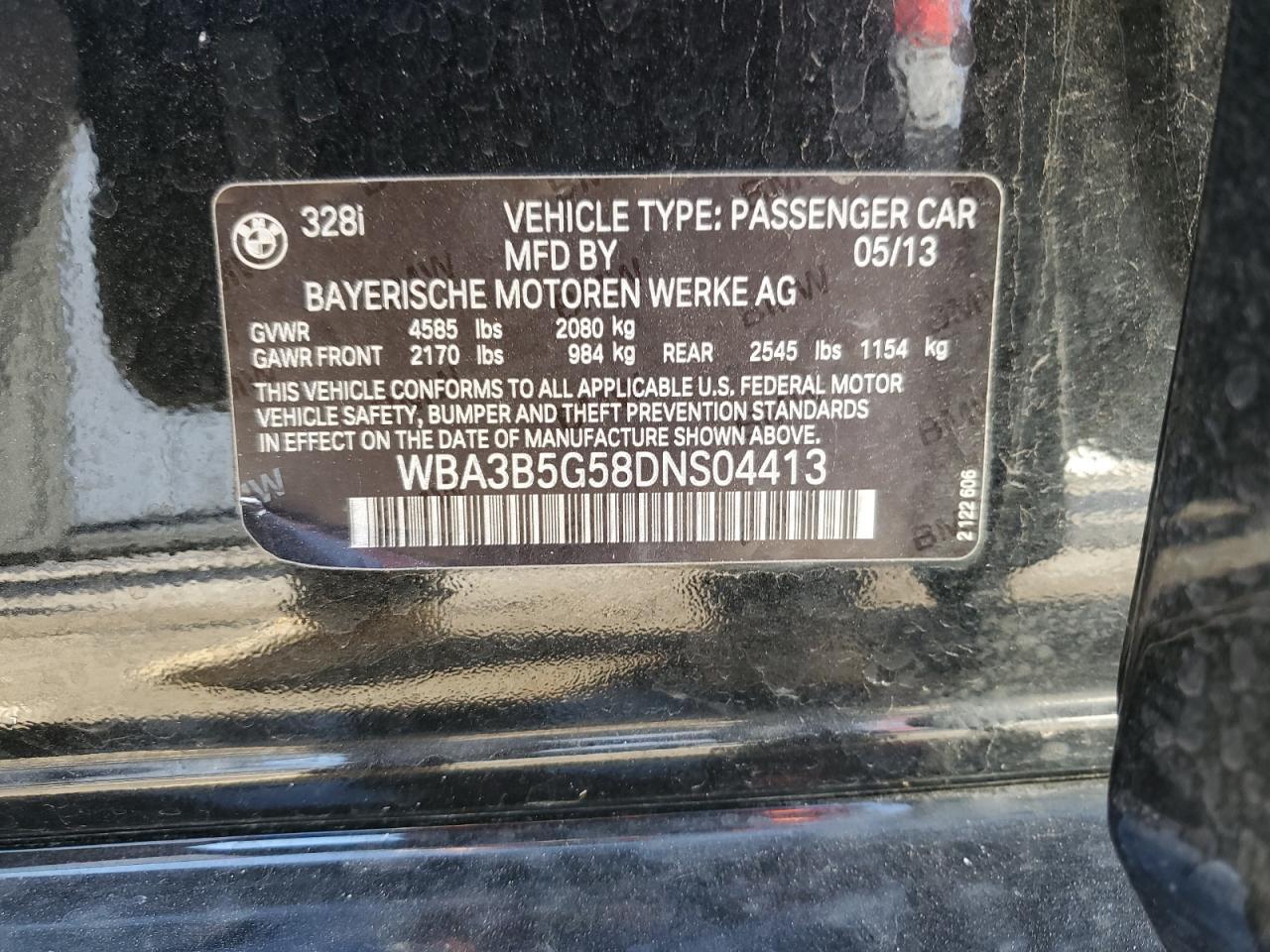 2013 BMW 3 SERIES