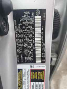 2012 TOYOTA CAMRY