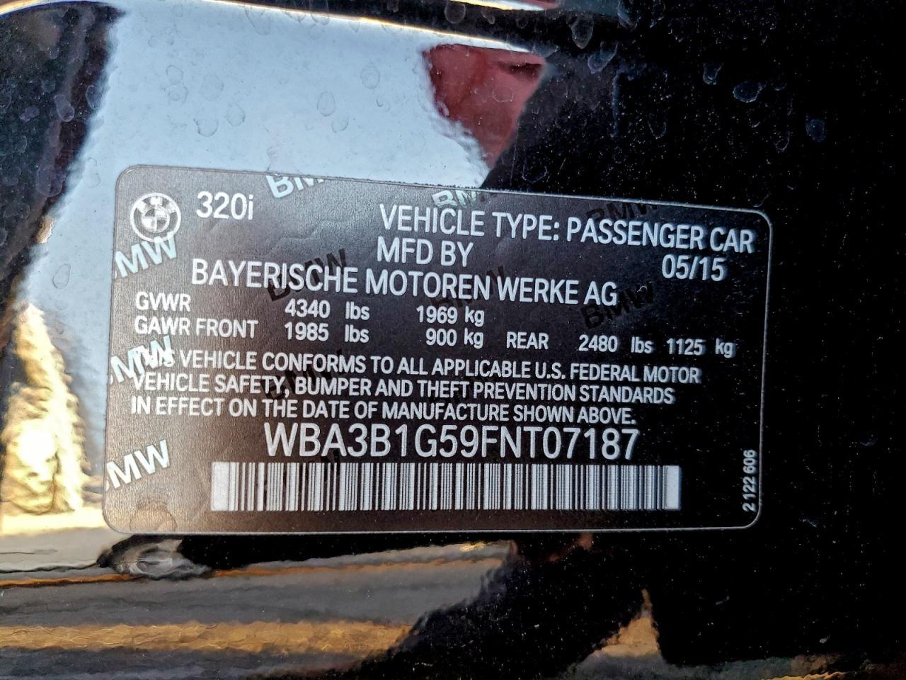 2015 BMW 3 SERIES