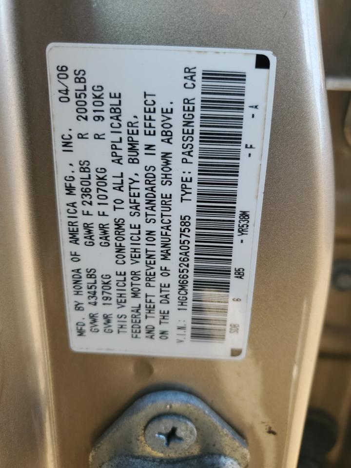 2006 HONDA ACCORD