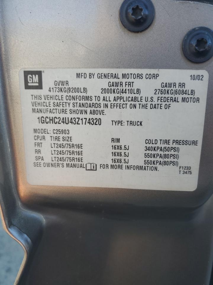 2003 CHEVROLET Silverado 2500