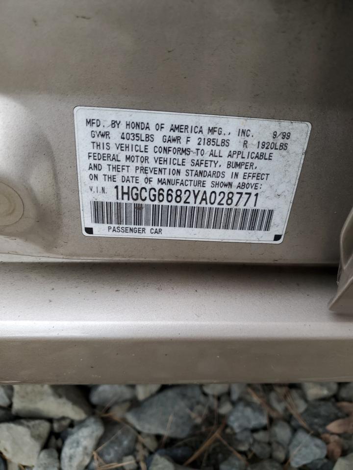 2000 HONDA ACCORD