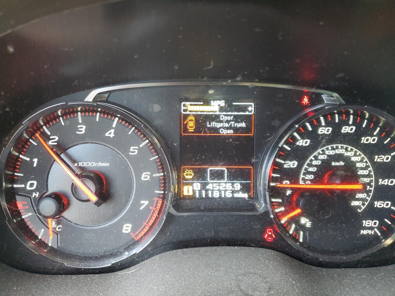 2019 SUBARU WRX