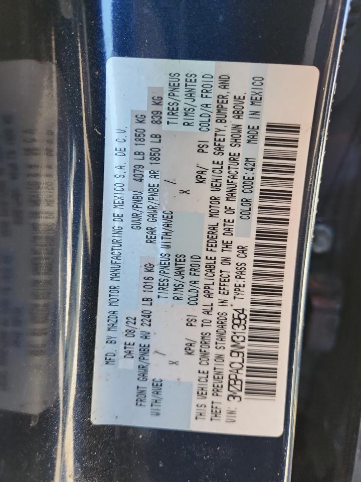 2022 MAZDA 3