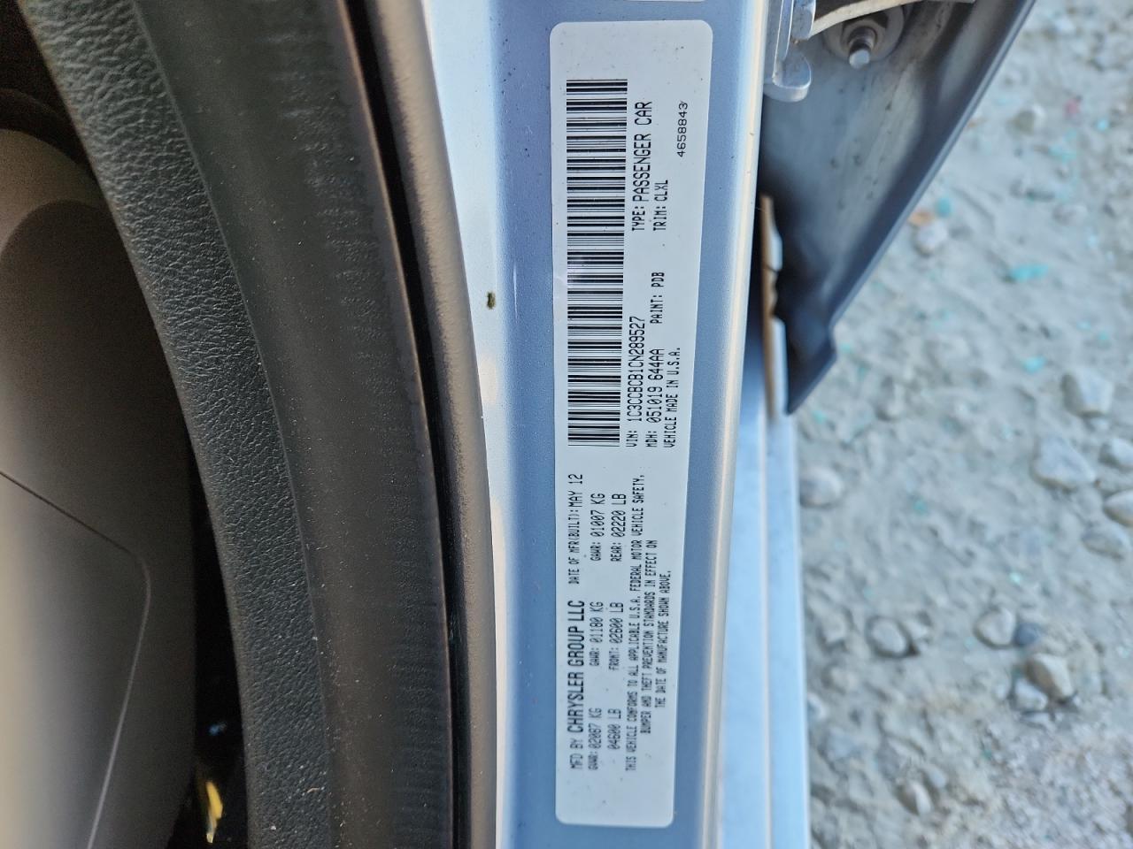 2012 CHRYSLER 200