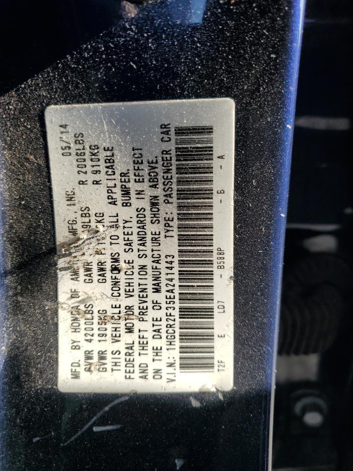 2014 HONDA ACCORD