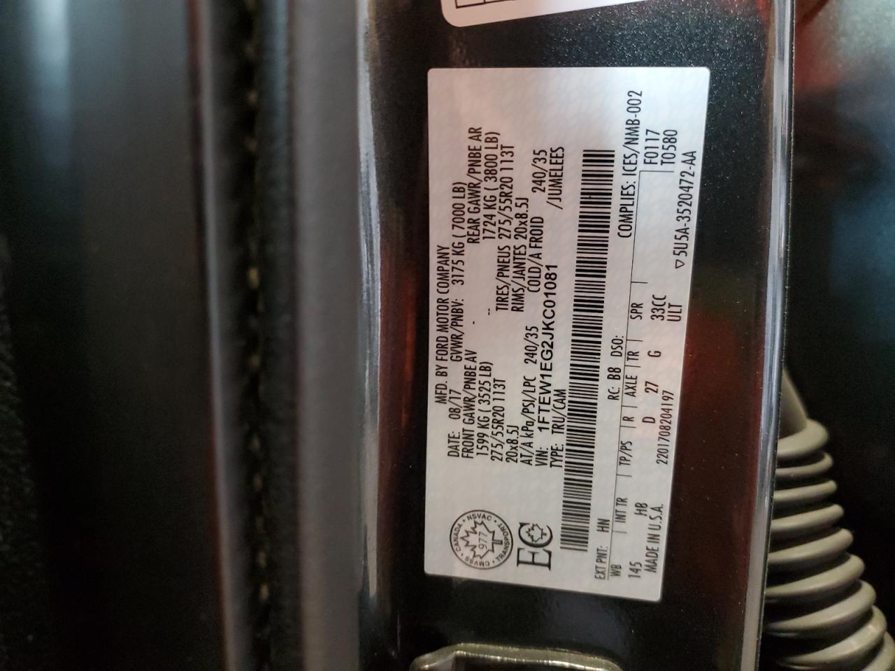 2018 FORD F-150