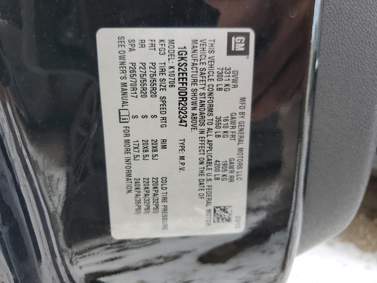 2013 GMC Yukon