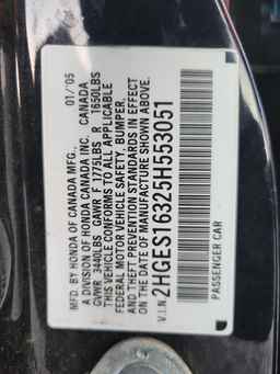 2005 HONDA CIVIC