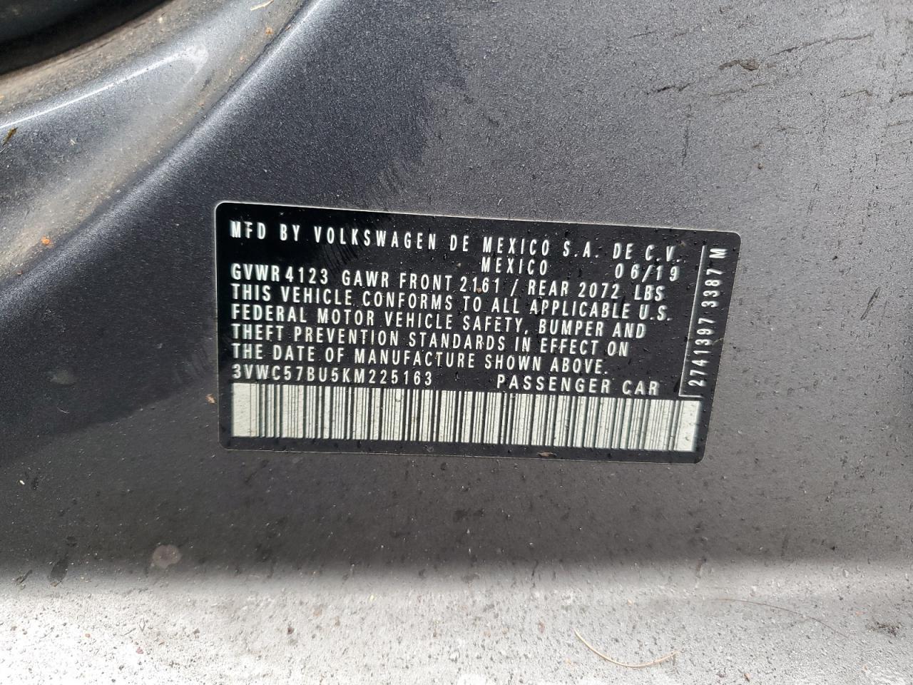 2019 VOLKSWAGEN JETTA