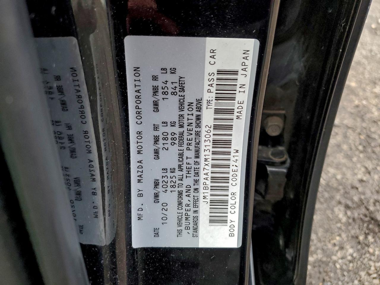 2021 MAZDA 3