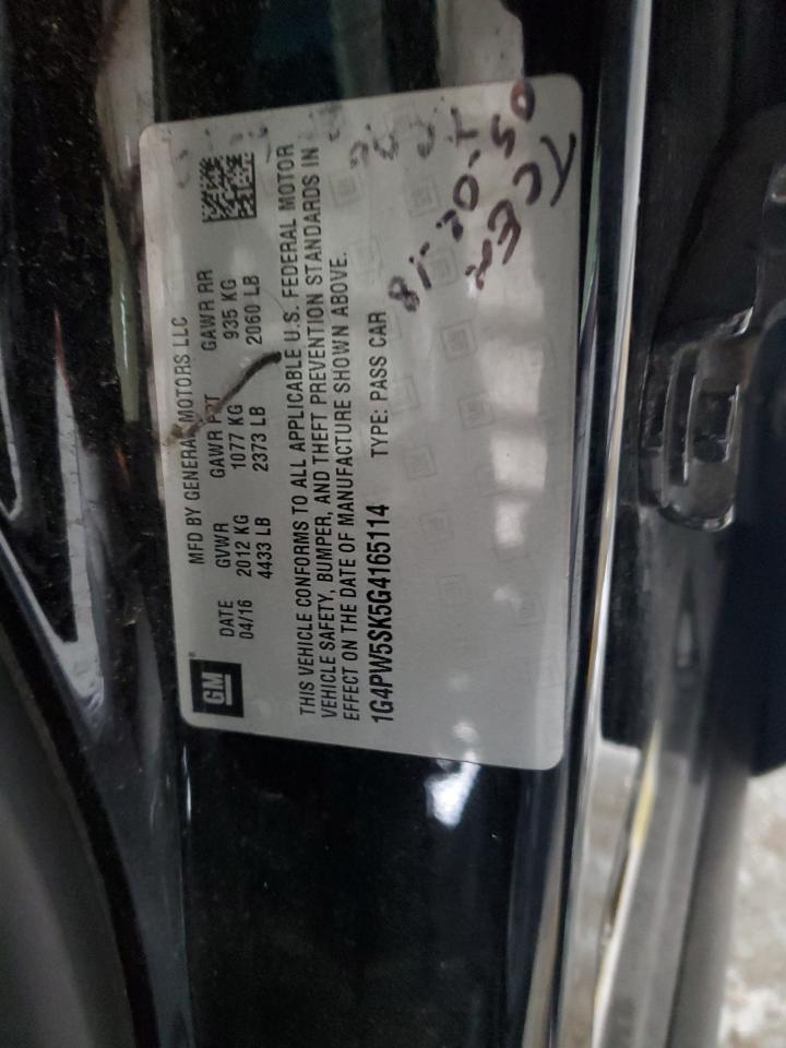 2016 BUICK VERANO