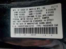 2013 HONDA ACCORD