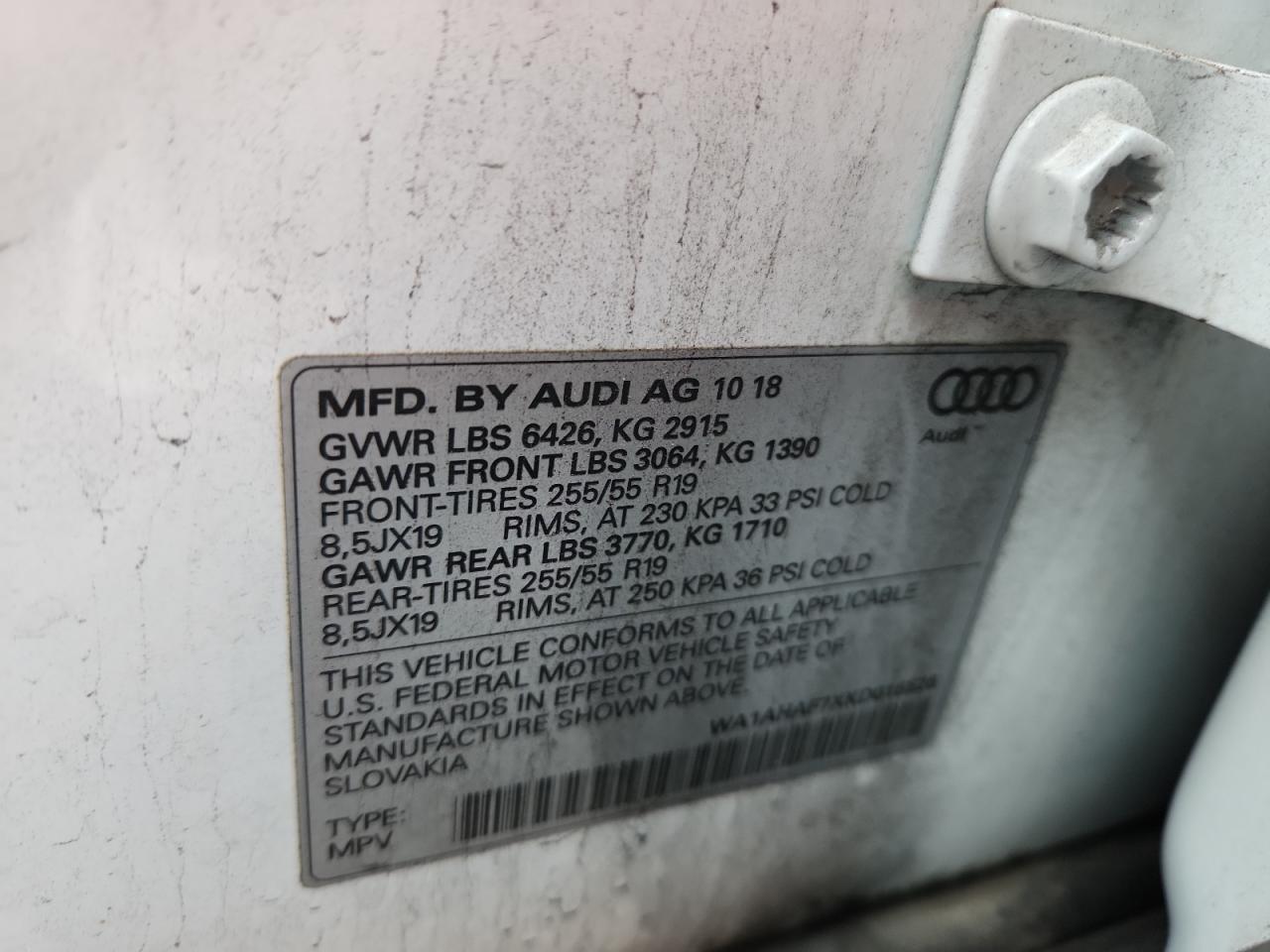 2019 AUDI Q7