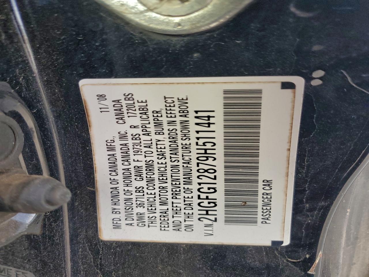 2009 HONDA CIVIC