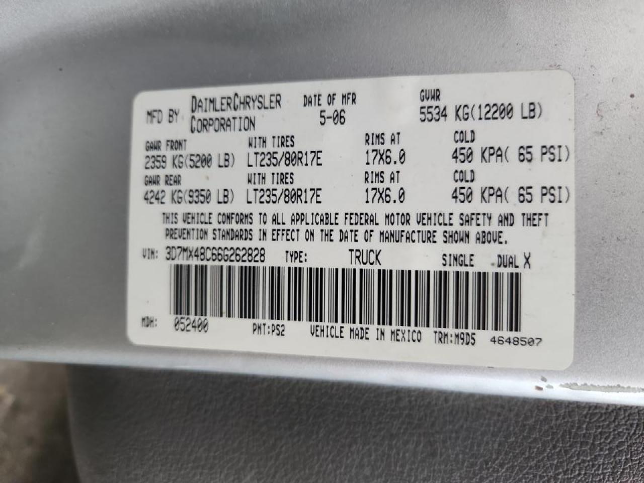 2006 DODGE Ram 3500