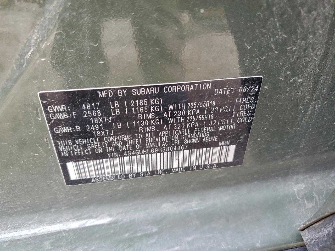 2024 SUBARU Crosstrek