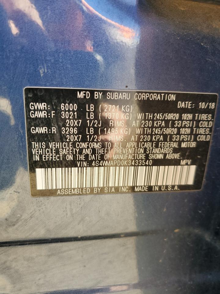 2019 SUBARU Ascent