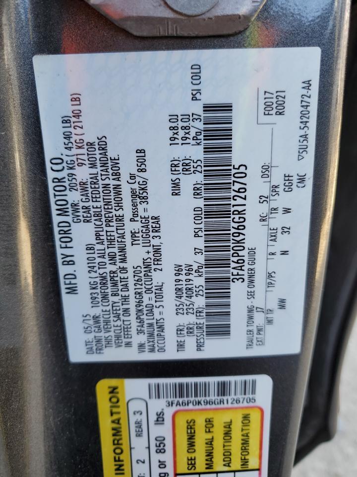 2016 FORD FUSION