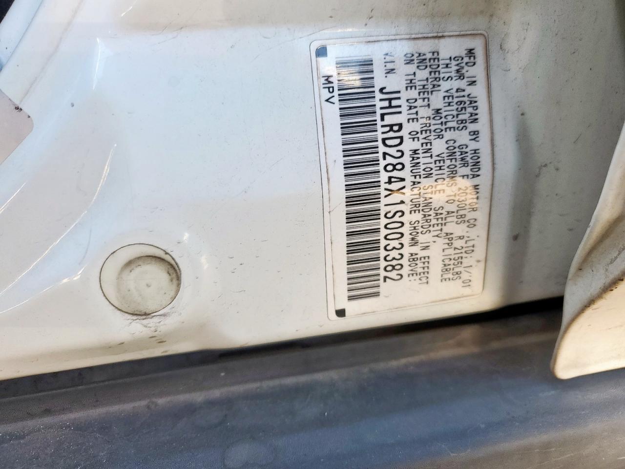 2001 HONDA CR-V