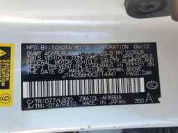 2012 LEXUS CT 200