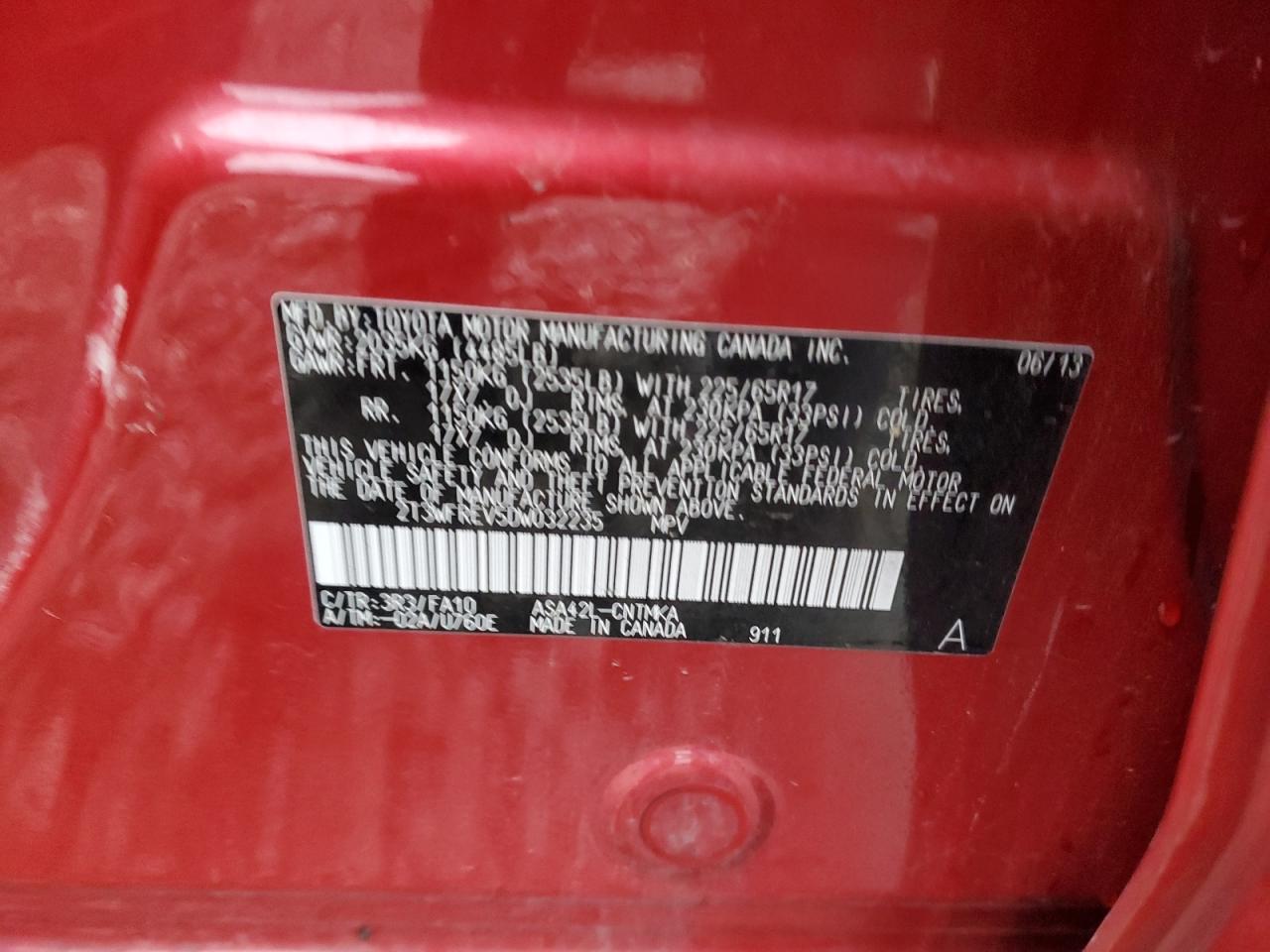 2013 TOYOTA RAV4