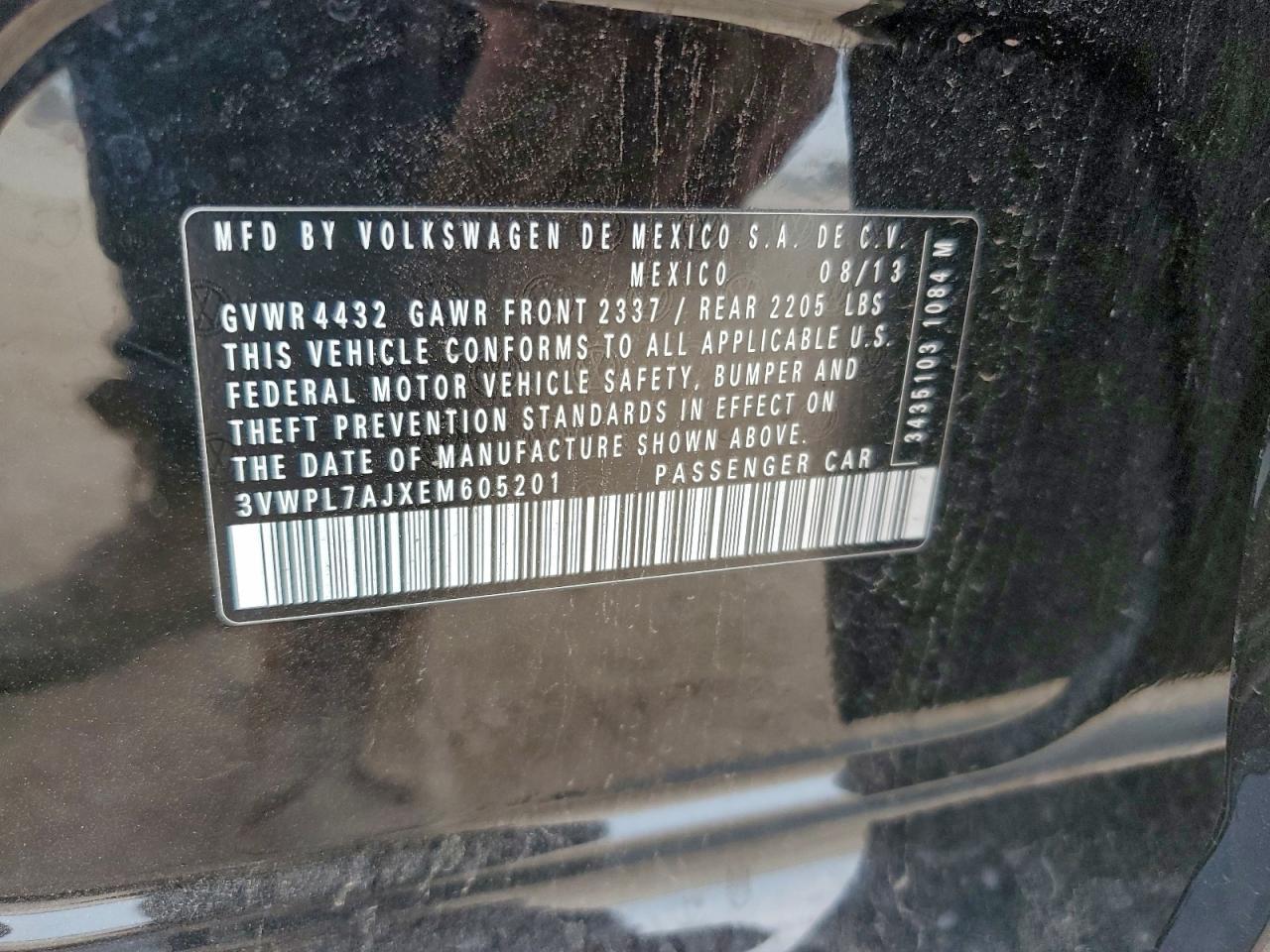 2014 VOLKSWAGEN JETTA