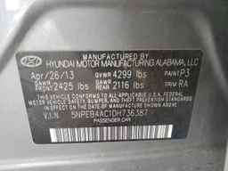2013 HYUNDAI SONATA