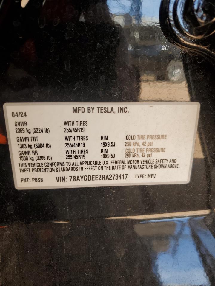 2024 TESLA MODEL Y