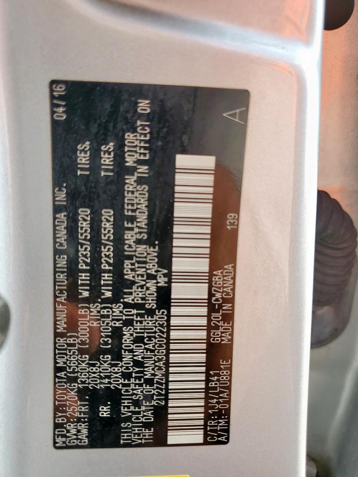 2016 LEXUS RX 350