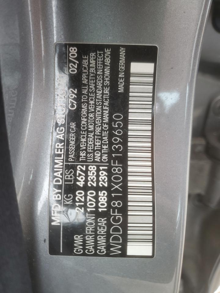 2008 MERCEDES-BENZ C-CLASS