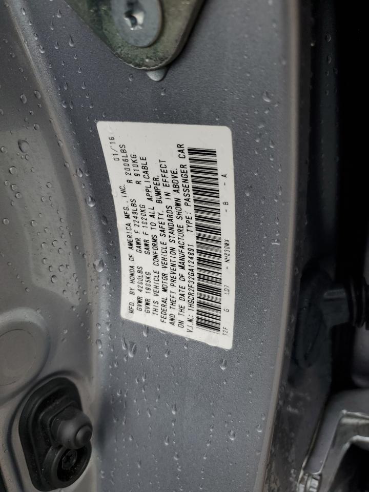 2016 HONDA ACCORD