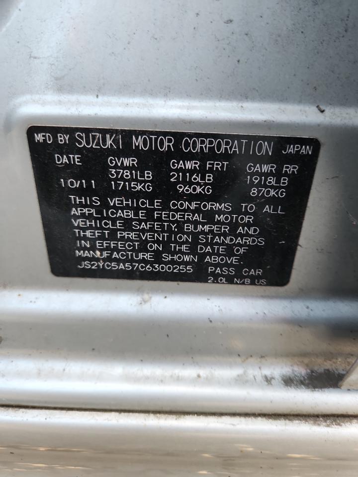 2012 SUZUKI SX4