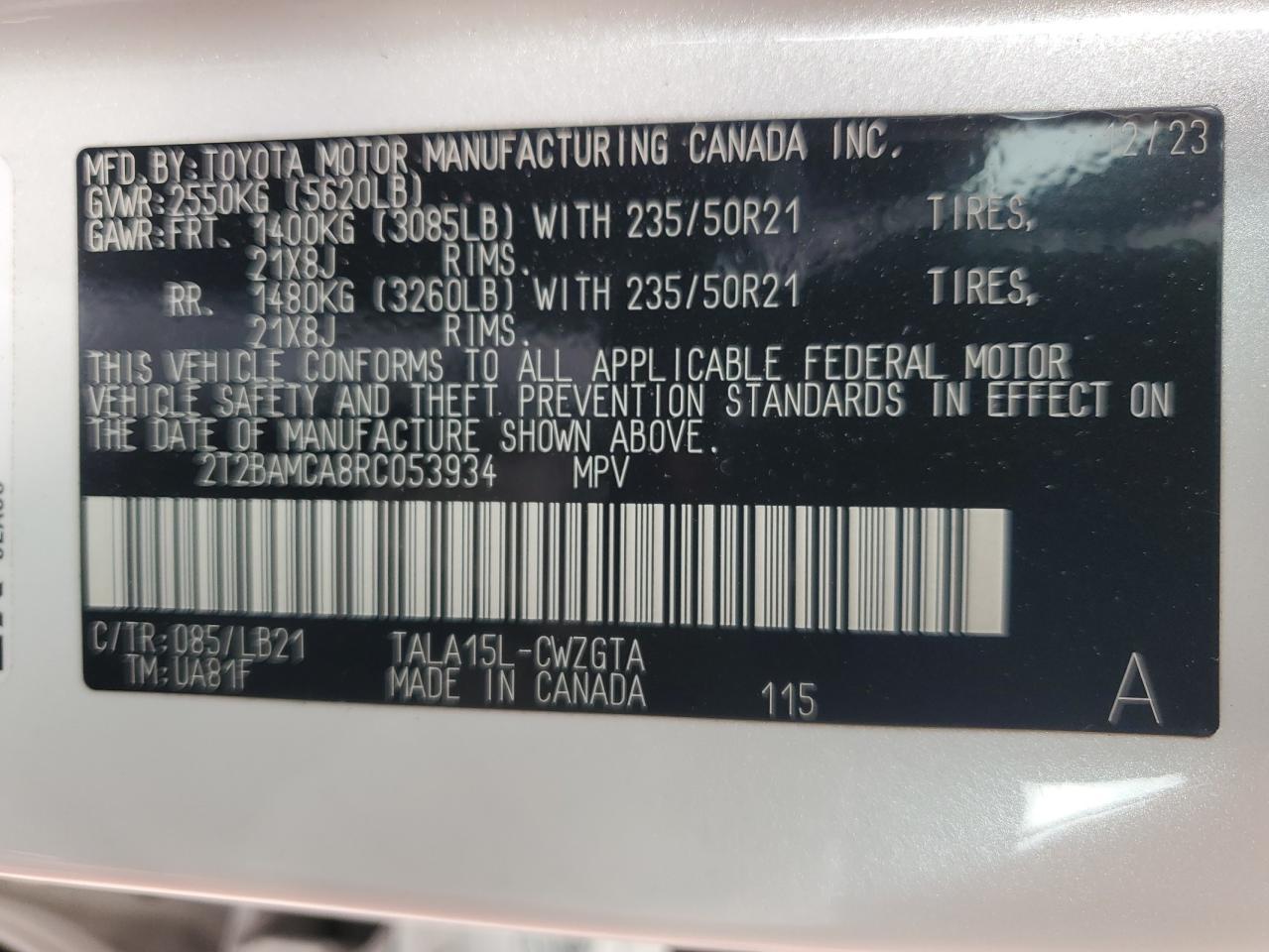 2024 LEXUS RX 350