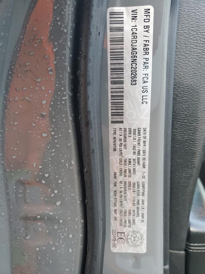 2022 DODGE DURANGO