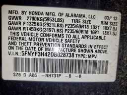 2013 HONDA PILOT