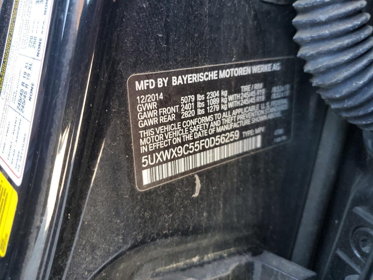 2015 BMW X3