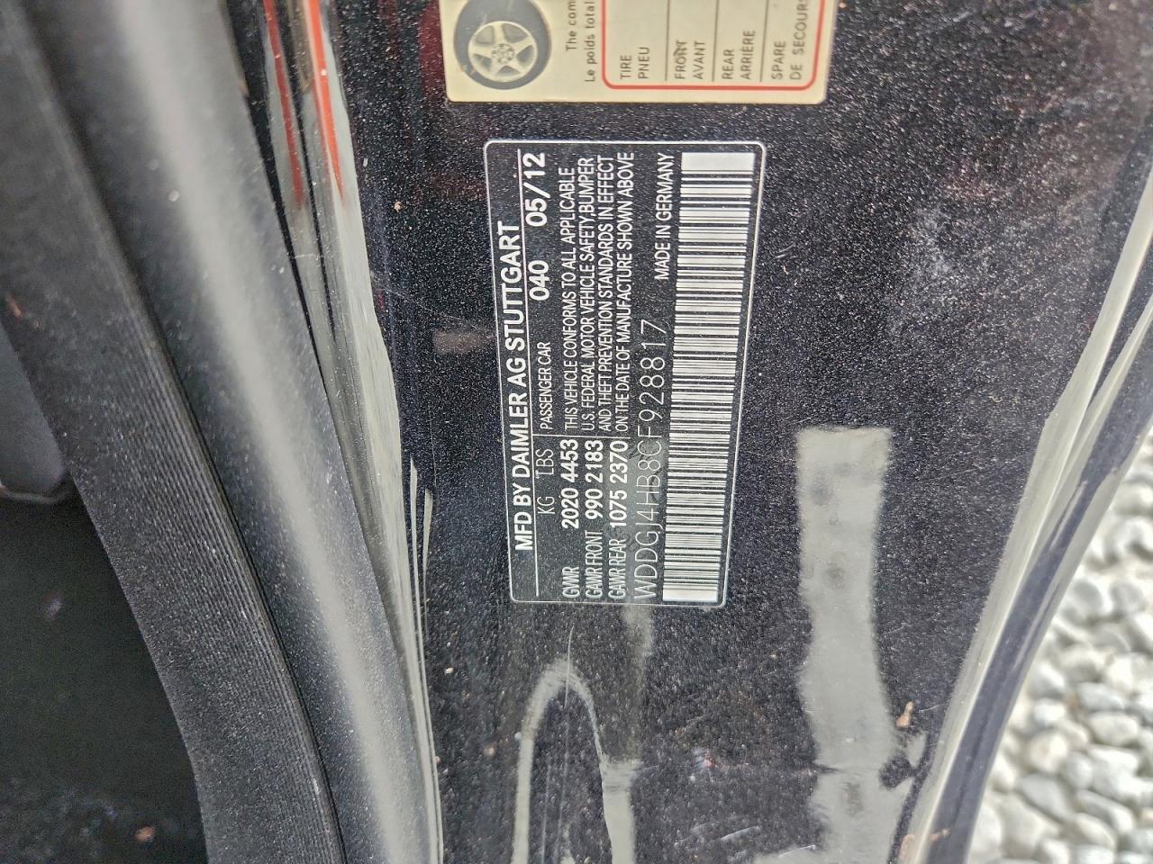 2012 MERCEDES-BENZ C-CLASS