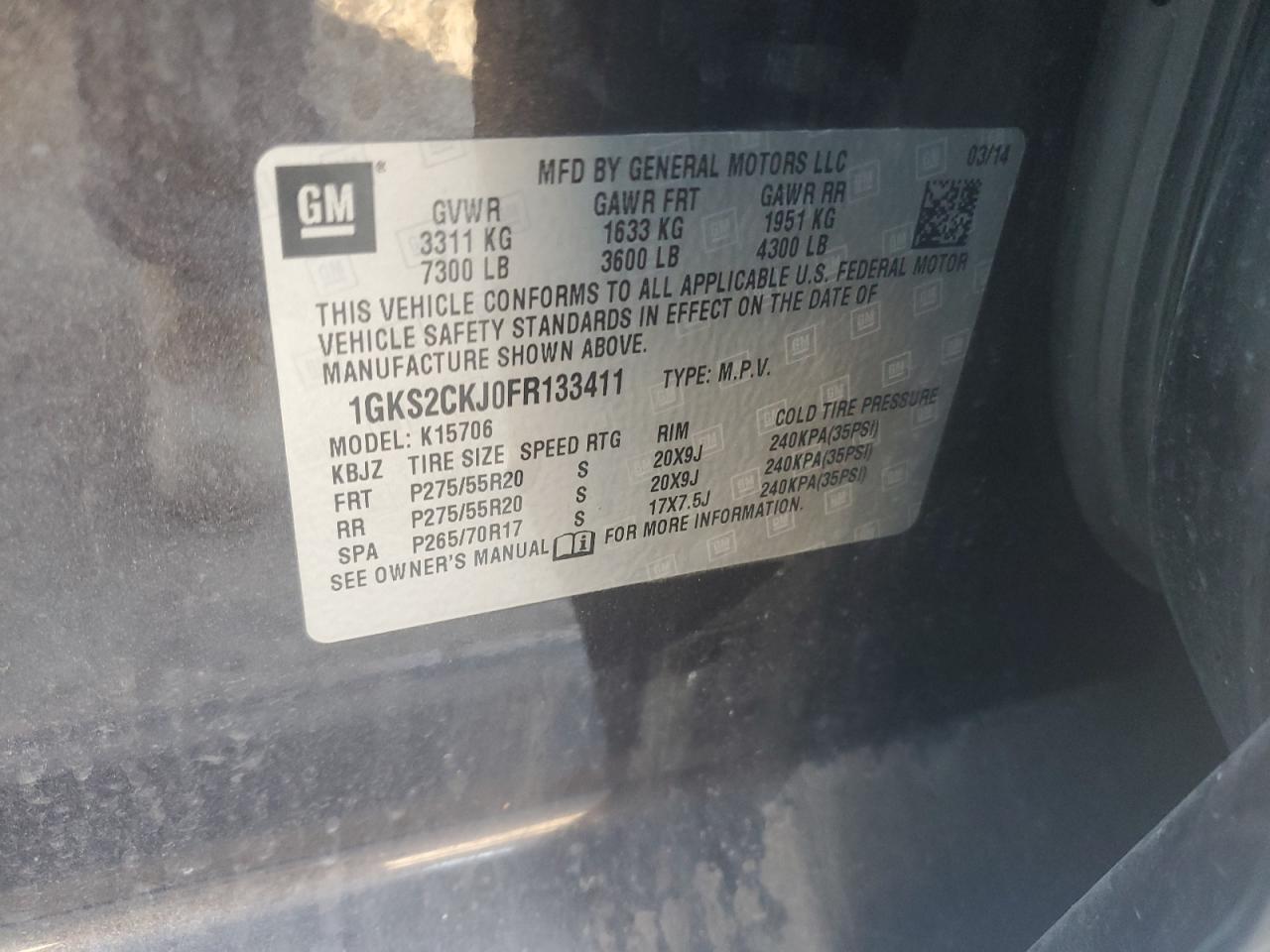 2015 GMC Yukon