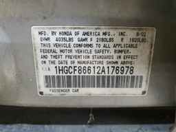 2002 HONDA ACCORD