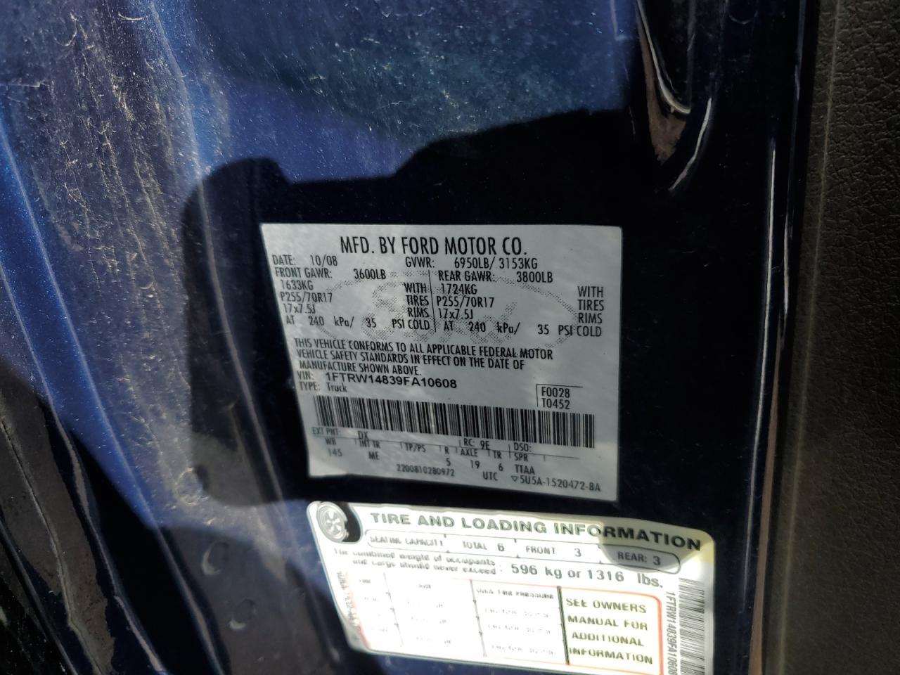 2009 FORD F-150