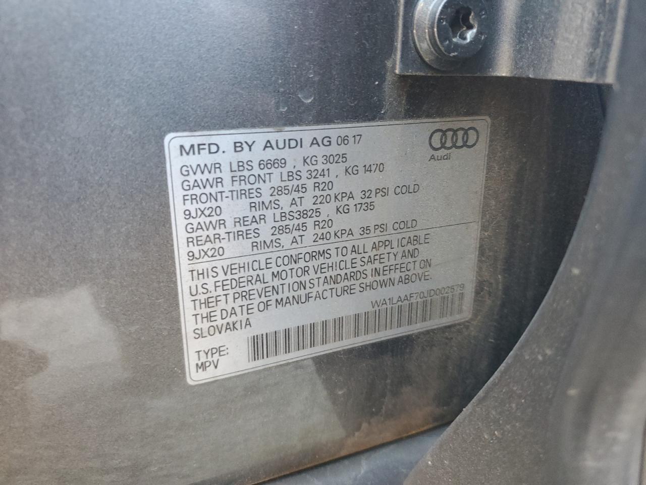 2018 AUDI Q7
