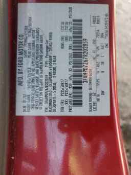 2007 FORD FUSION