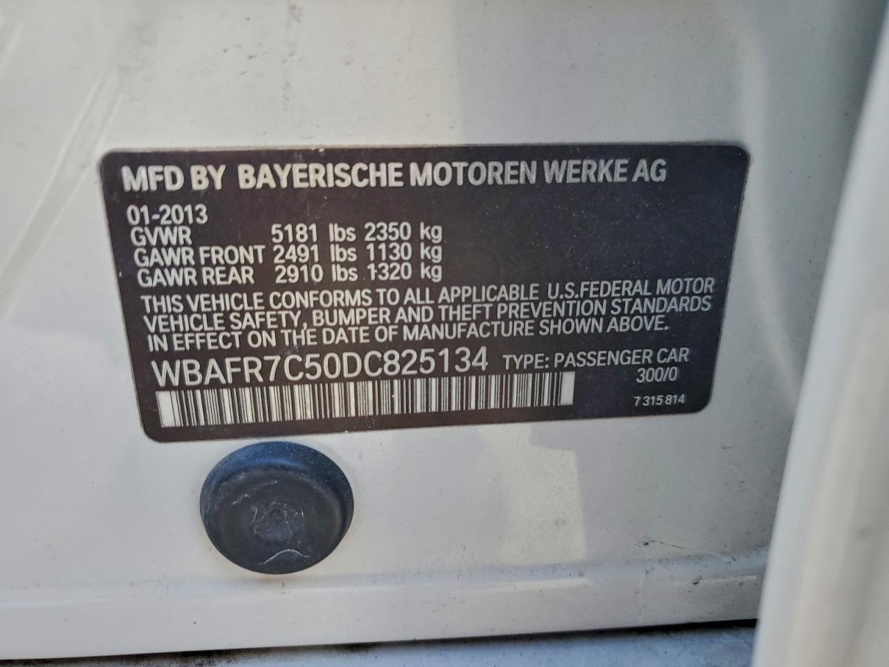 2013 BMW 5 series