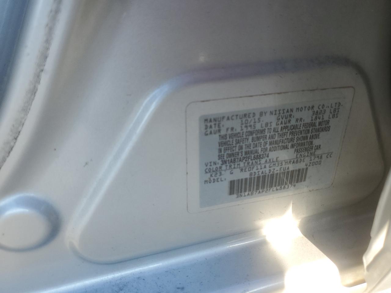 2015 NISSAN SENTRA