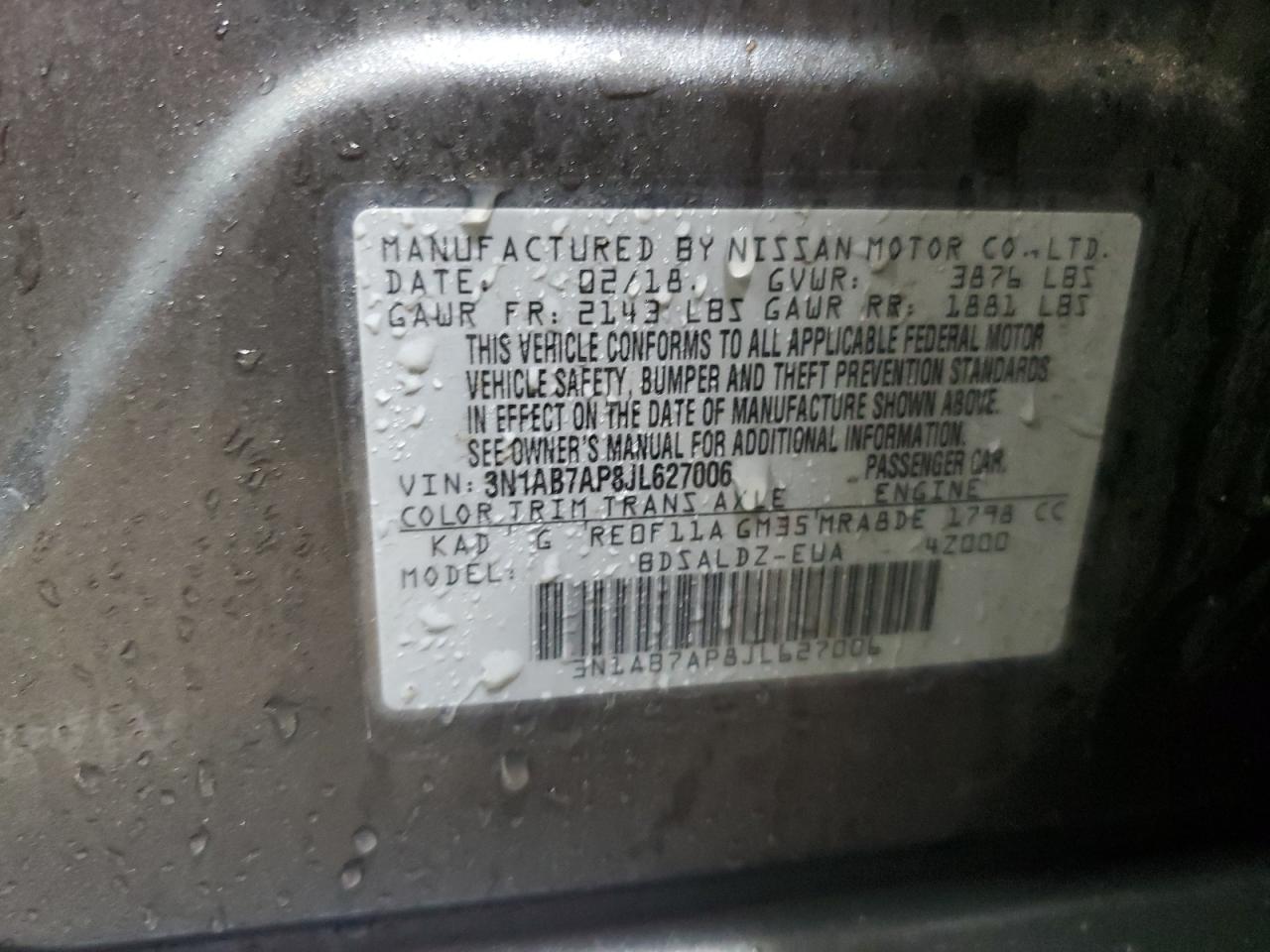 2018 NISSAN SENTRA