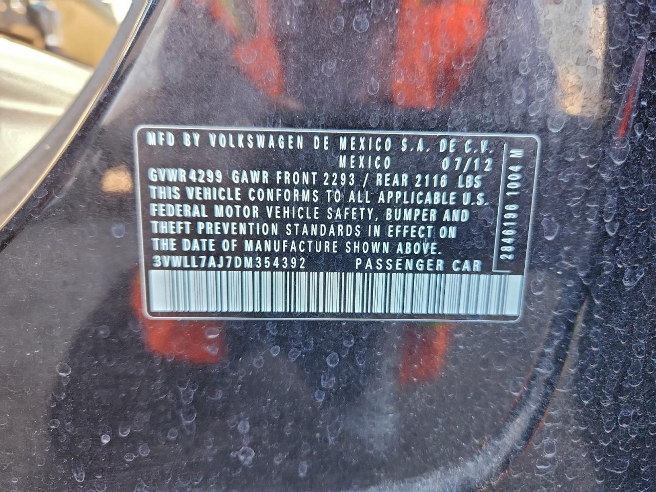 2013 VOLKSWAGEN JETTA