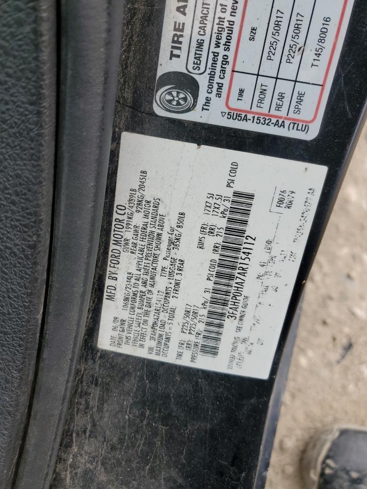 2010 FORD FUSION